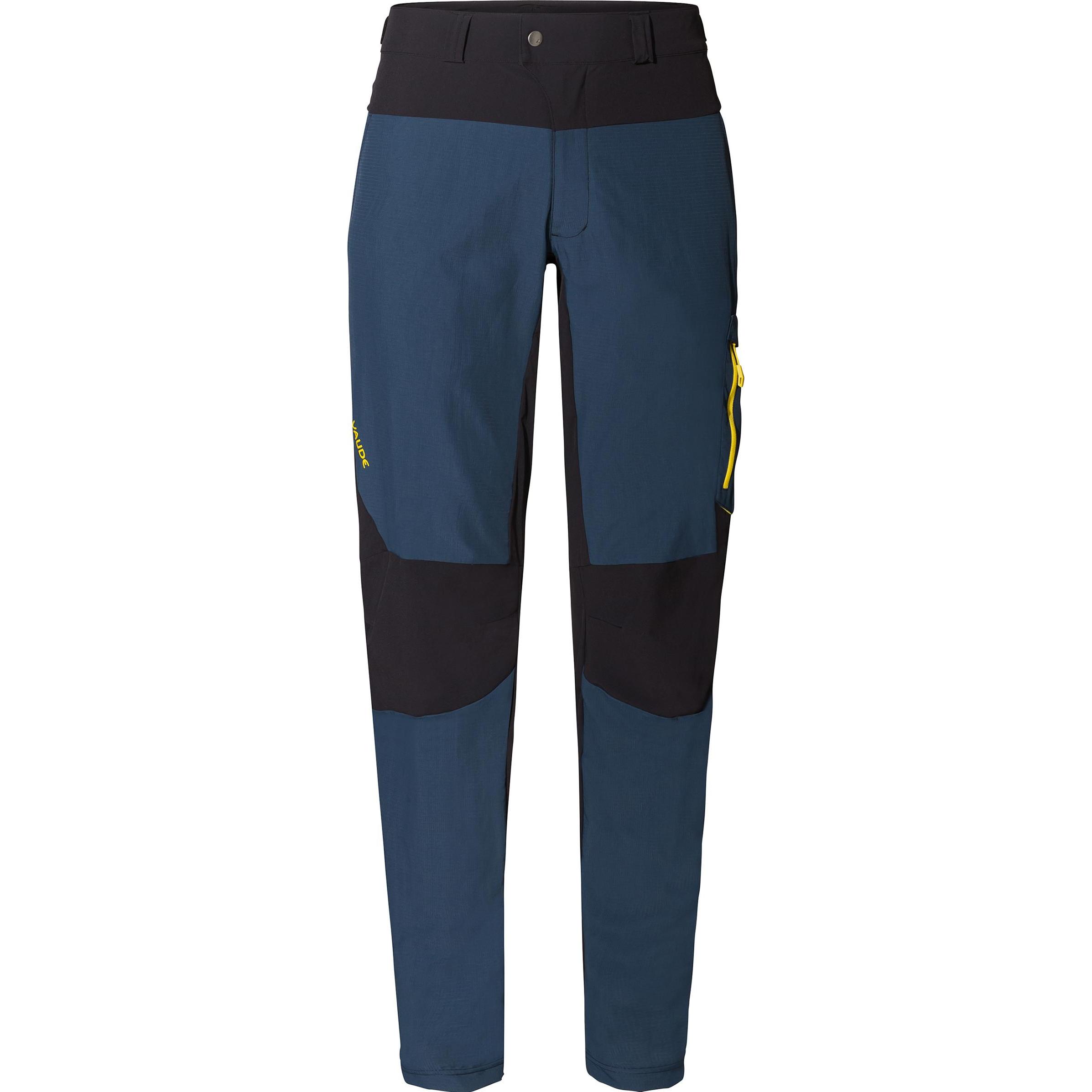 Vaude, Herren, Velohosen, Men's Qimsa Pants (L, XXL), Blau, L, XXL