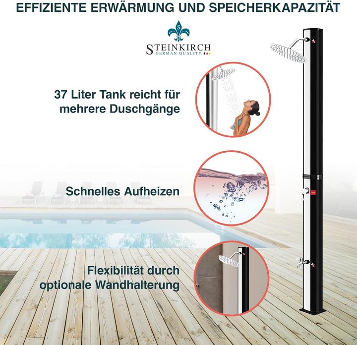 Produktbild Steinkirch Solar Gartendusche