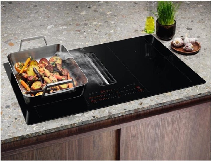 Actual product image Electrolux KCC84453CK Cooktop Black Integrated 84 cm Ceramic 4 Zone(s)