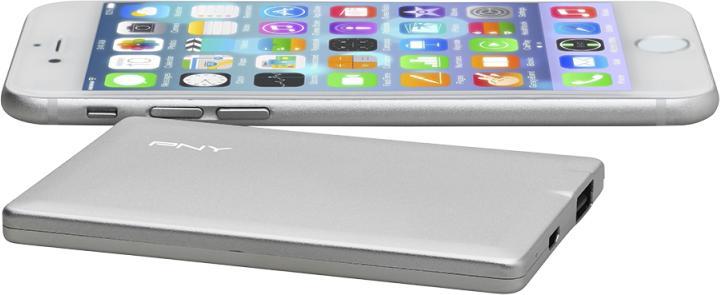 Actual product image PNY PowerPack ALU 2500 Banque d'alimentation Li-pol (2500 mAh)