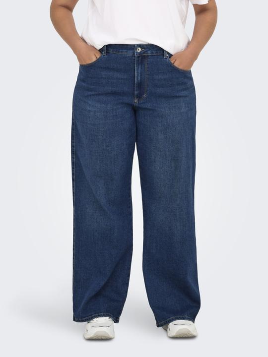 Produktbild Only CARSNOW Hohe Taille Weiter Beinschnitt Jeans Jeans mit weitem Bein (46)