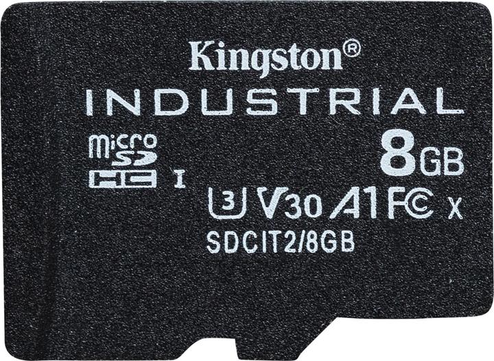 Immagine prodotto Kingston microSDHC Industriale pSLC (8 GB, microSDHC, U3, UHS-I)