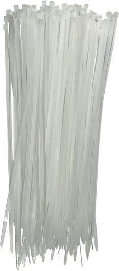 Black & Decker Fascetta 100pcs 3.6x200mm Whi (200 mm, 100 pz.)