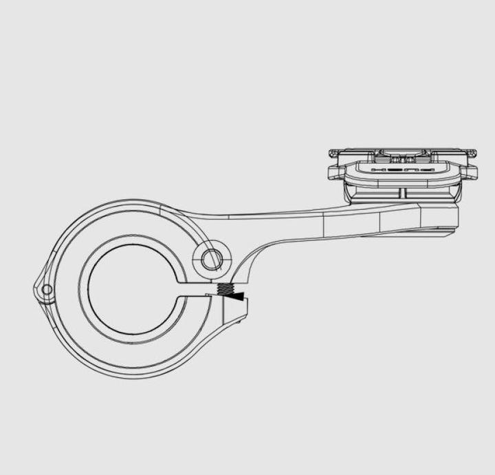 Actual product image Quad Lock Out Front Mount Pro V2