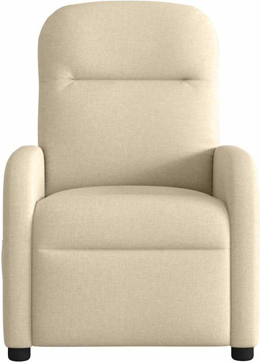 Actual product image vidaXL Massage chair cream fabric