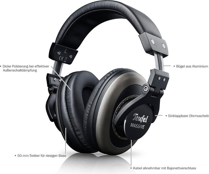 Image du produit Teufel Massive (pas de réduction du bruit, Filaire)