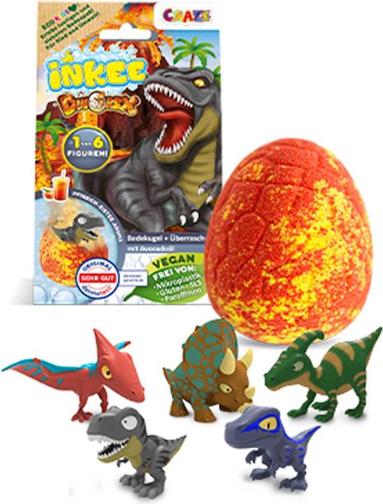 Produktbild Craze Inkee Surprise Dino (Badekugeln, 92 g)