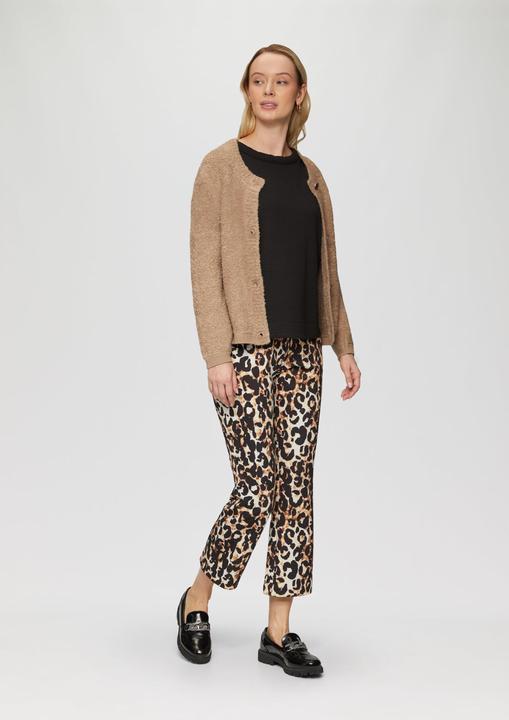 Produktbild s.Oliver Strickjacke Strickjacke aus Bouclé im Wollmix (48)