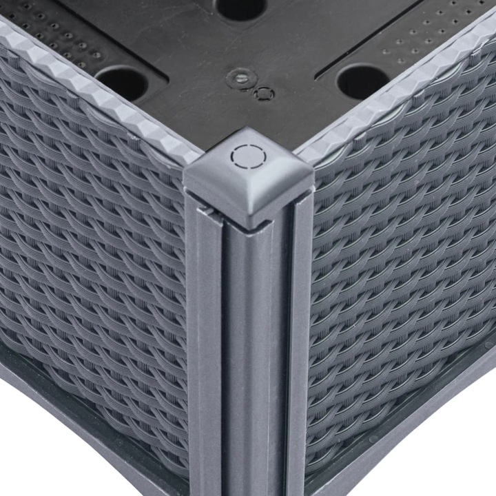 Actual product image VidaXL Planter with trellis PP