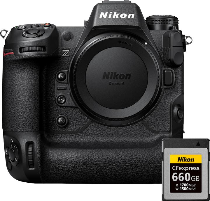 Produktbild Nikon Z9 + 660GB CFexpress card (45.70 Mpx, Vollformat)