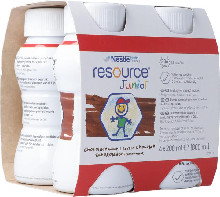 Produktbild Resource Junior Schokolade (Schokolade, 4 x)