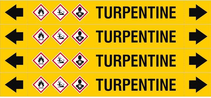 Energie-Label Brady ASME - Rohrmarkierer - Turpentine