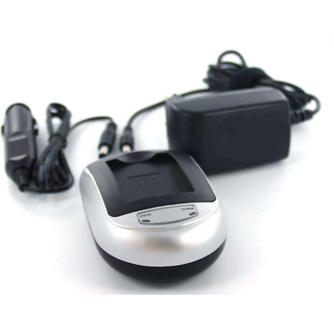 AGI Ladegerät kompatibel mit Casio Exilim EX-H15 (Ladegerät), Kamera Stromversorgung, Silber