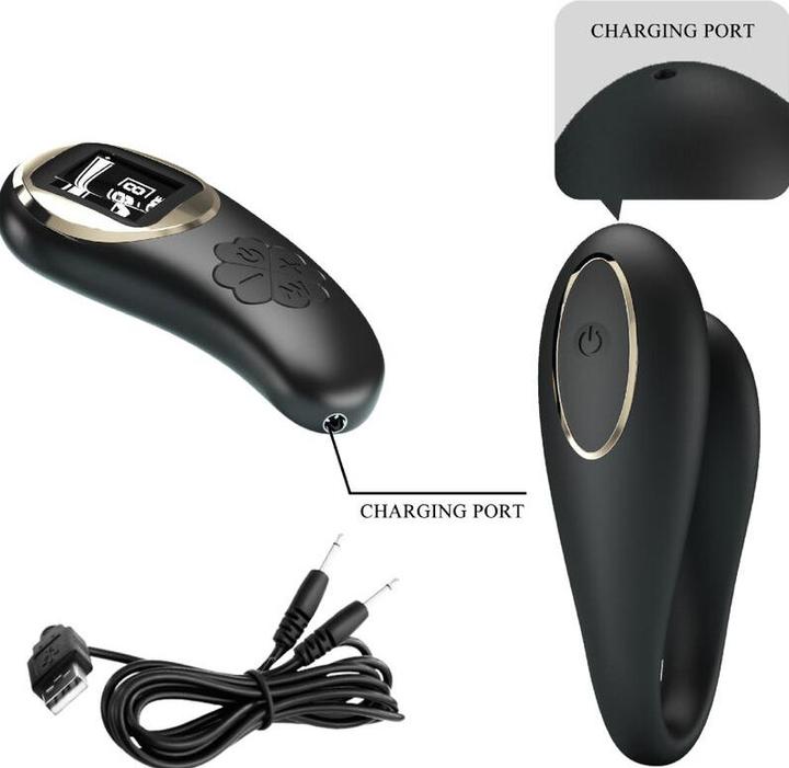 Actual product image Pretty Love Nathan Double Pleasure Vibrator With Remote Control