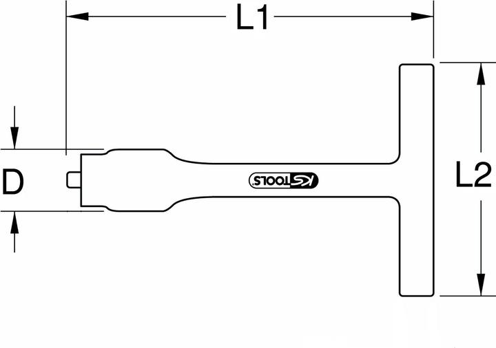 Produktbild KS Tools 3/8"" Isolierter T-Griff-Drehmomentbegrenzer, 18Nm (3/8")