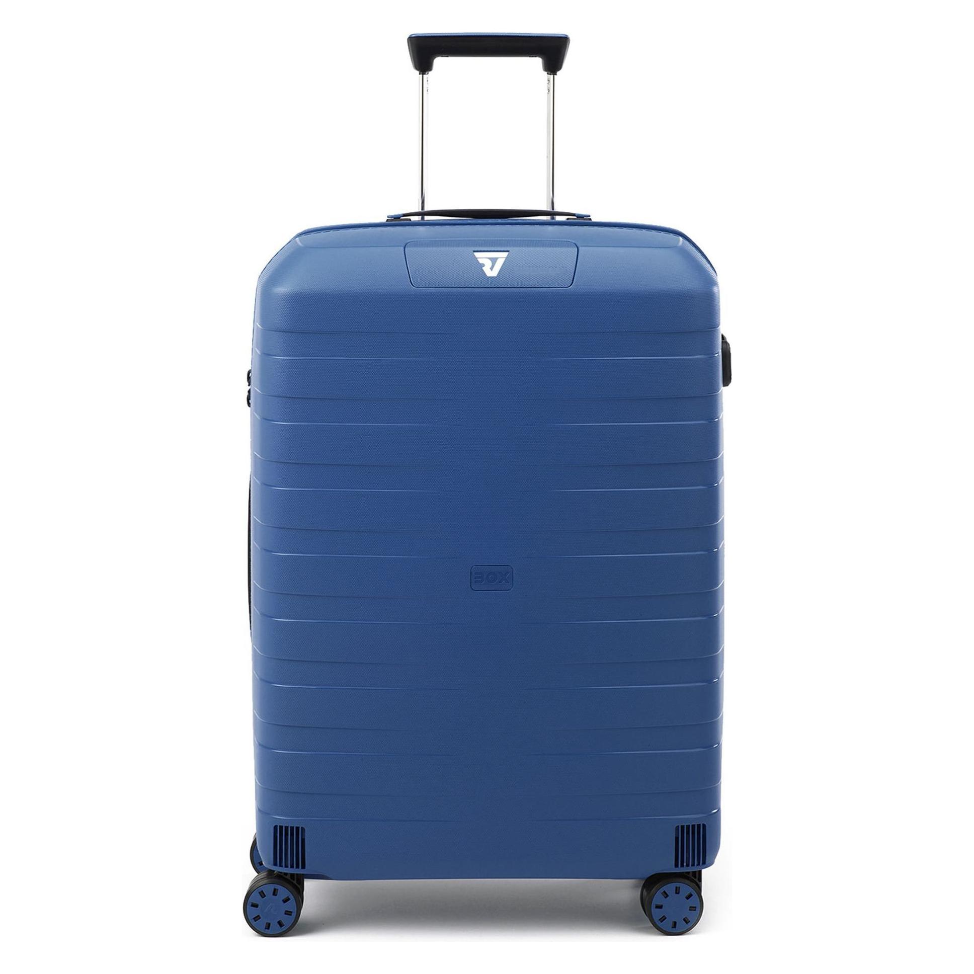 Roncato, Koffer, Box Sport 2.0 - Trolley Spinner M, Blauw, (80 l)