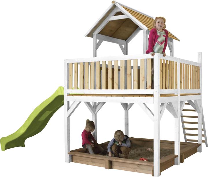 Immagine prodotto Axi Atka Play Tower Bruin/wit - Scivolo verde lime