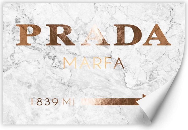 Actual product image Trenddeko Copper look - Prada Marfa (80 x 50 cm)