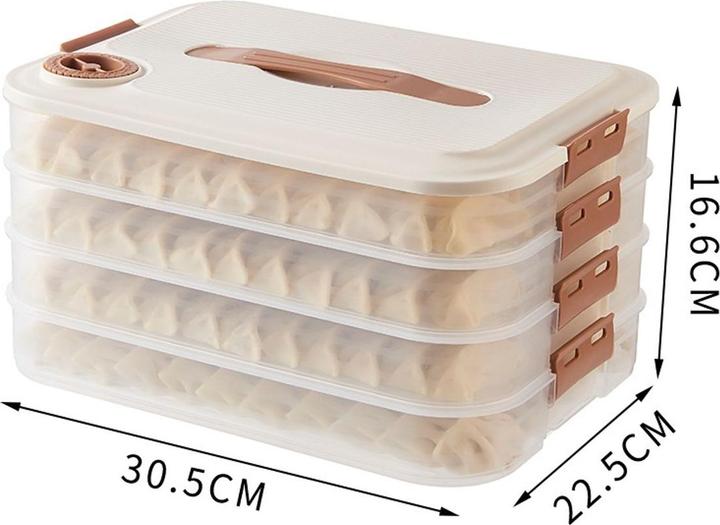 Produktbild König Design Aufbewahrungsbox mit Deckel Aufbewahrung Box Ordnungsboxen Küche Stapel