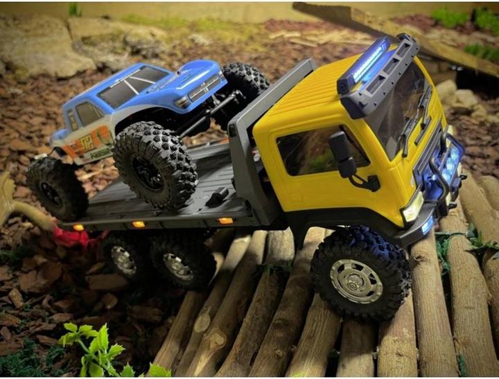 Produktbild Absima CR18P Tow Truck 6x6 Brushless 1:18 RC Modell-LKW Elektro Crawler Allradan