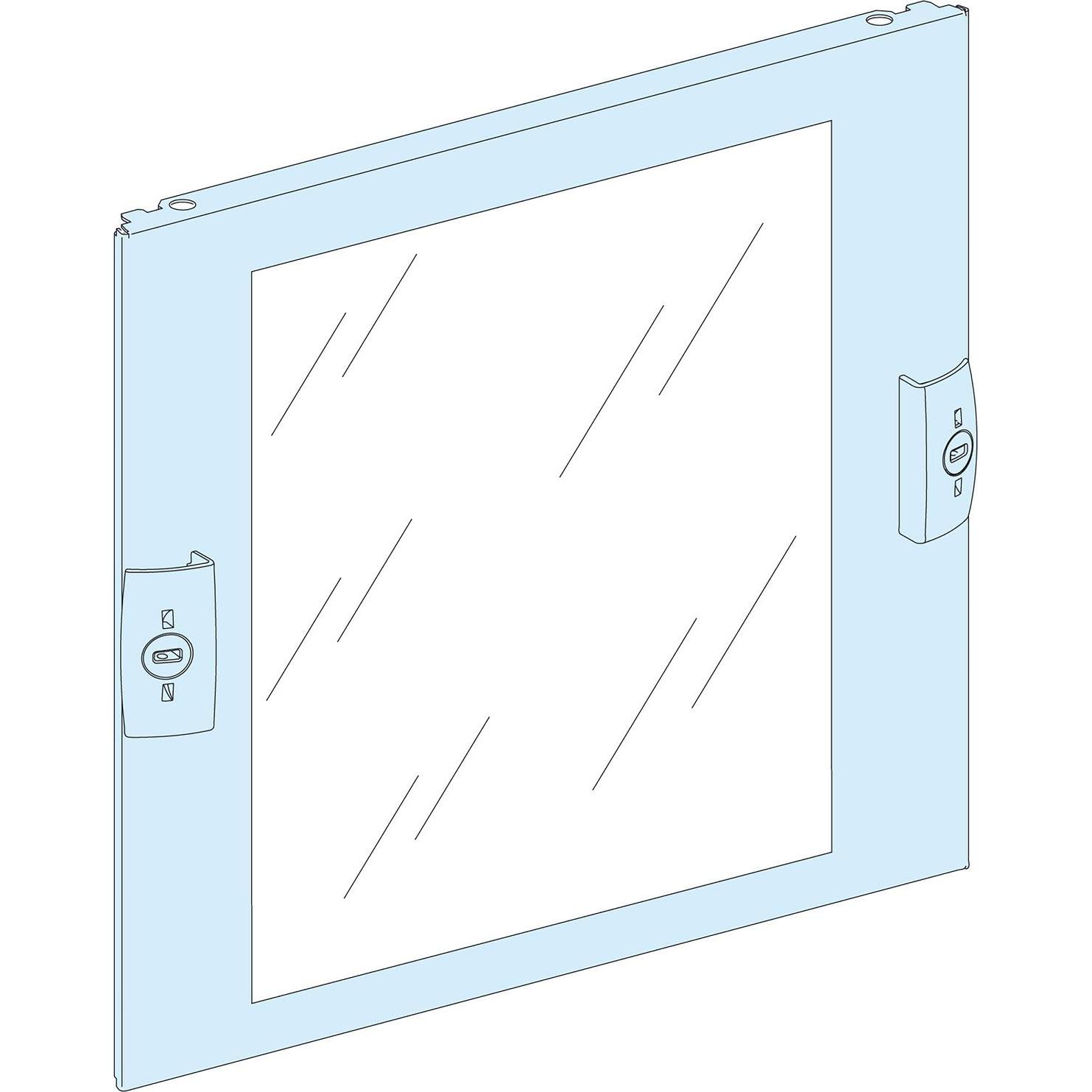 Schneider PrismaSeT-P, Frontplatte, mit Sichtfenster,Breite=400mm,Höhe=6Module LVS03353, Serverschrank Zubehör