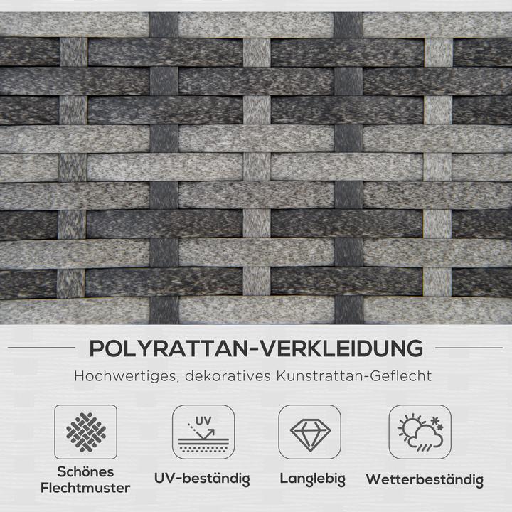 Nährwerte und Zutaten Outsunny Gartenmöbel Set mit Stauraum