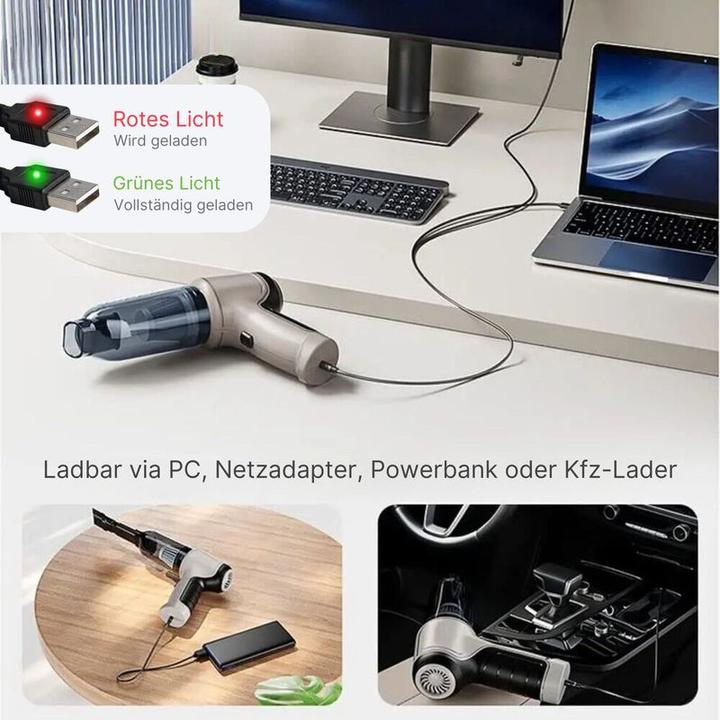 Image du produit Hermex Aspirateur à batterie Aspirateur à main Aspirateur de voiture 3 en 1