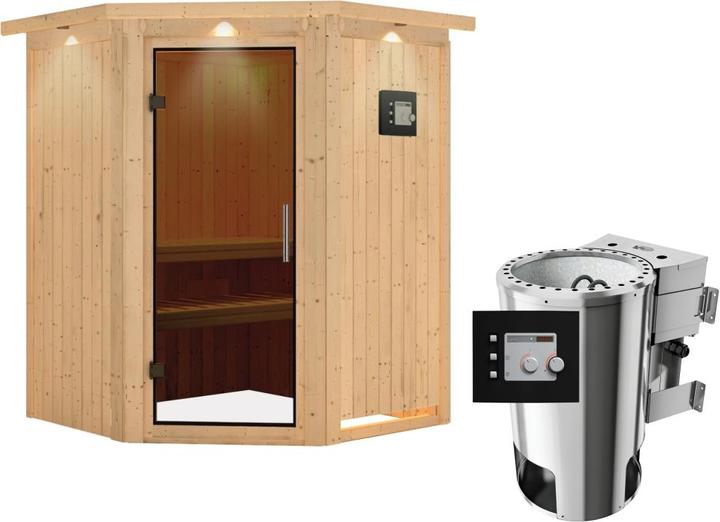 Image du produit Karibu Nanja avec couronne de toit (Plug & Play 3,6 KW - Contrôle externe bio)