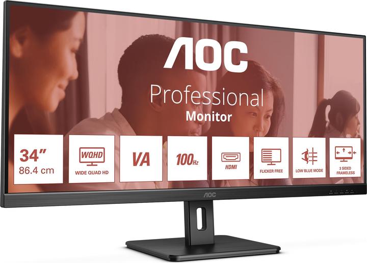 Actual product image AOC U34E2M (3440 x 1440 pixels, 34")