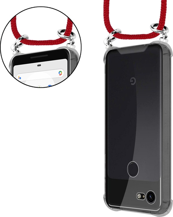 Produktbild Cadorabo TPU Handy Kette SILBER Cover