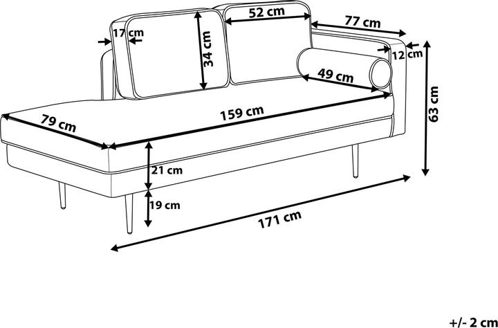 Actual product image Beliani Miramas (Recamiere)