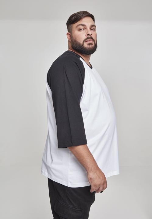 Actual product image Urban Classics Contrast 3/4 Sleeve Raglan Tee (3XL)