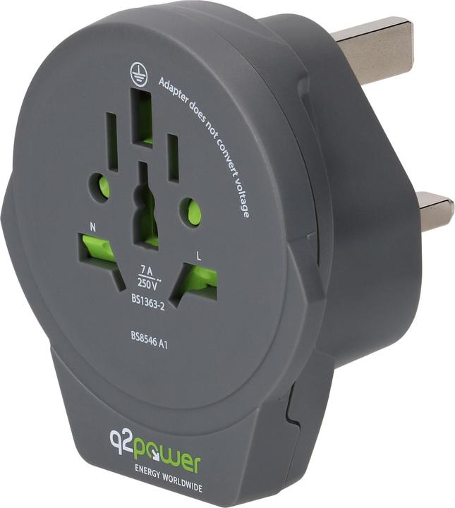 Immagine prodotto Q2 Power Adattatore da viaggio Q2Power World