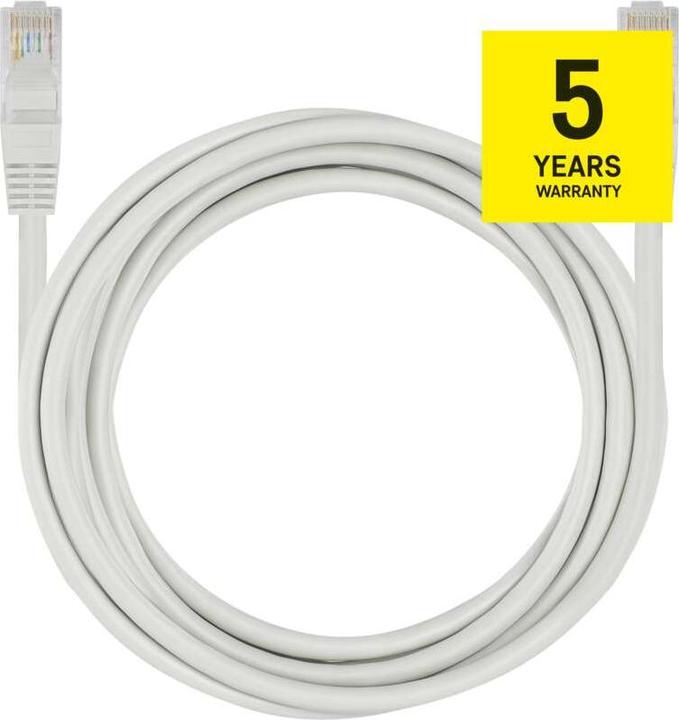 Image du produit Emos Câble PATCH UTP 5E, 3m (UTP, CAT5e, 3 m)
