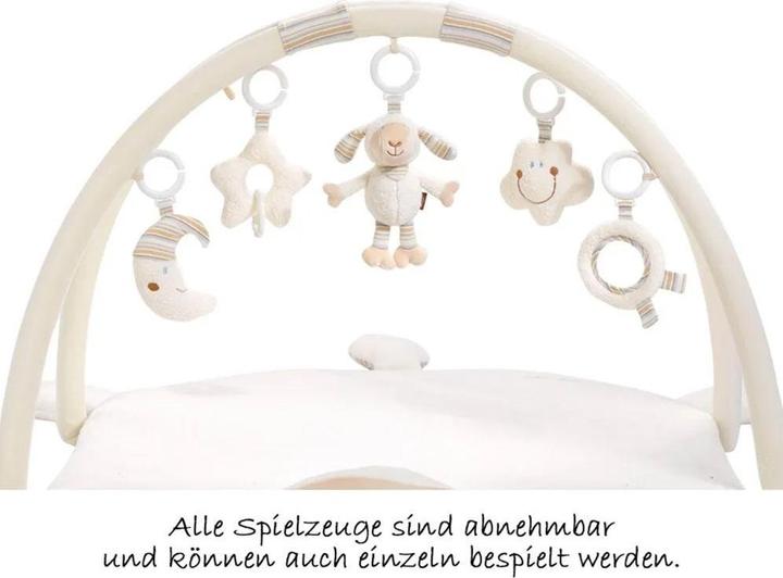 Actual product image Fehn Play bows & play blankets 3D activity blanket sheep - Baby Love + FREE onesie