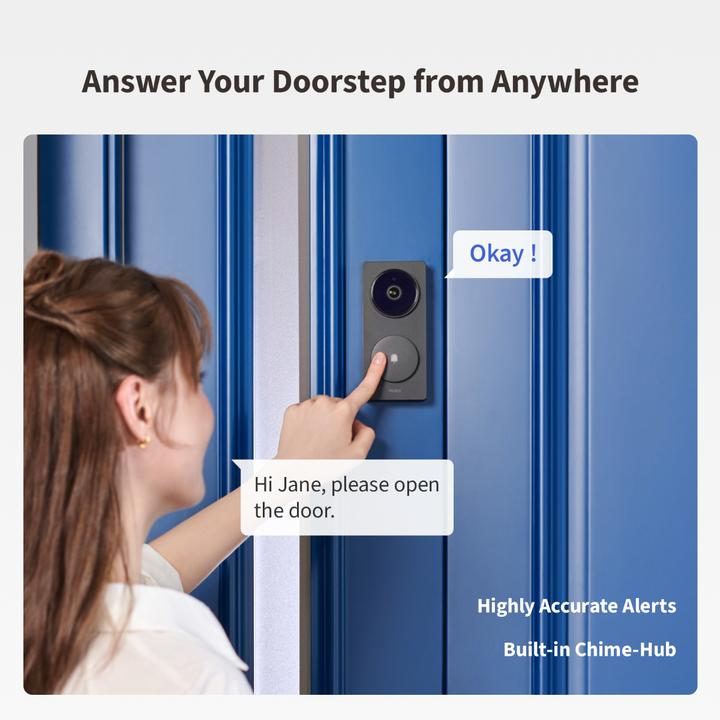 Actual product image Aqara Smart Video Doorbell G410 (Wi-Fi)