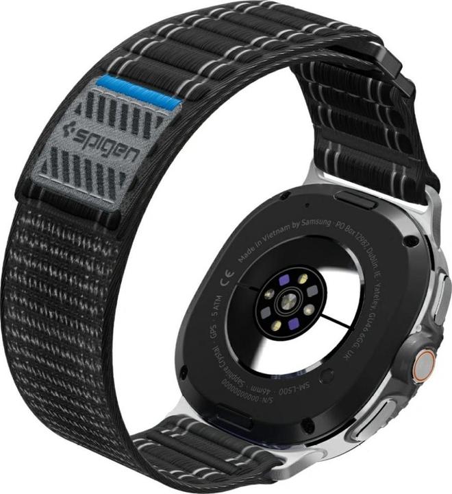 Actual product image Spigen WBFO Band for Samsung Galaxy Watch 8 / Classic (40/44/46mm) black (20 mm, 22 mm, Nylon)