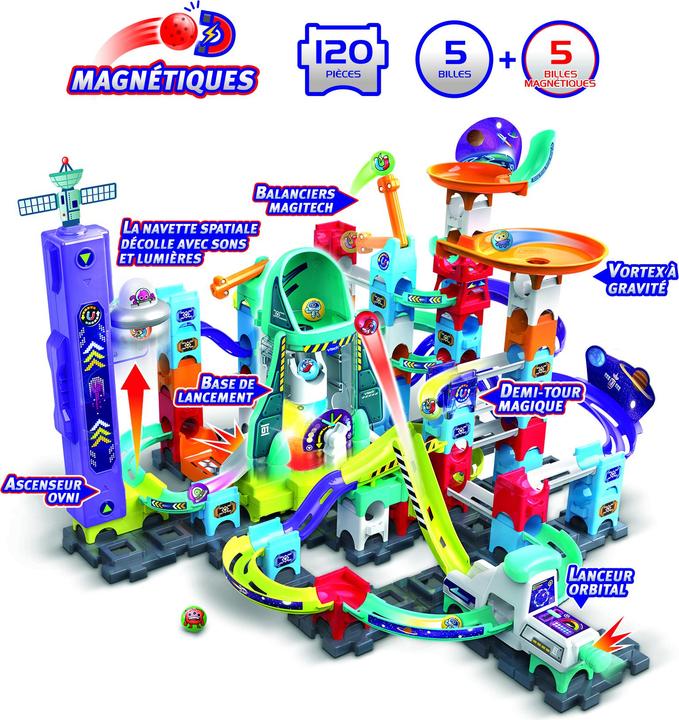 Actual product image VTech Marble Rush - Space Magnetic Mission Set XL300E