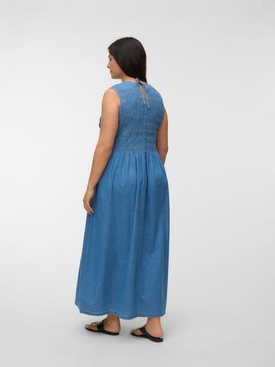 Image du produit Vero Moda VMCNERINA Langes Kleid Jeanskleid (46)