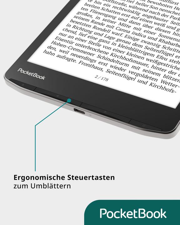 Image du produit PocketBook InkPad 4 (7.80", 32 Go, Stardust Silver)