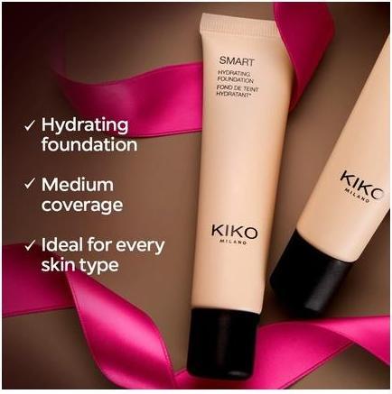 Actual product image KIKO Milano Smart Hydrating Foundation 05 (05 Warm Beige)