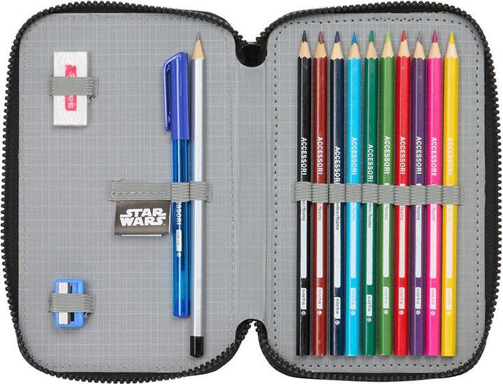 Immagine prodotto Safta Star Wars ""The Fighter"" - astuccio con matite, temperino e gomma (28 pezzi)