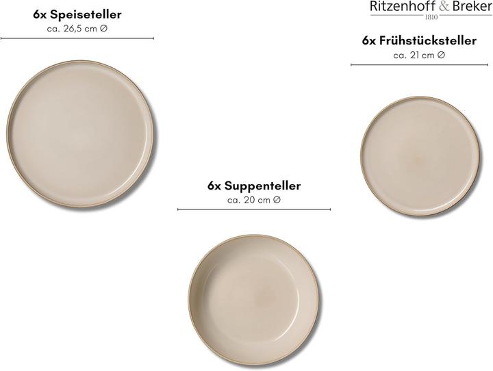 Actual product image Ritzenhoff & Breker Olivia (18 pcs.)