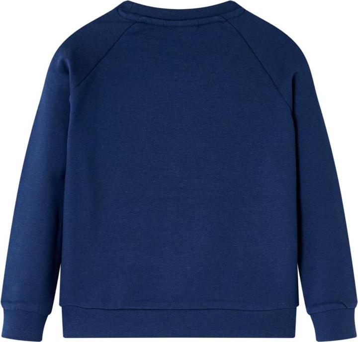 Image du produit vidaXL Sweat-shirt enfant bleu marine 116,Matière : 95% coton. 5 (116)