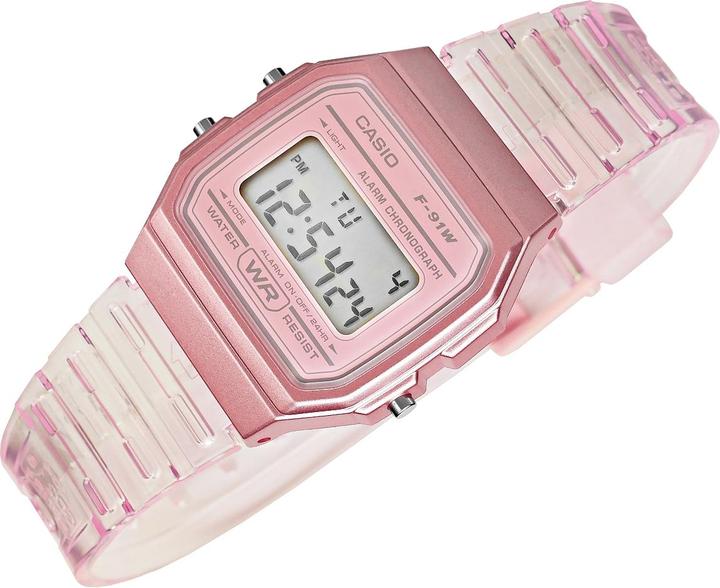 Produktbild Casio F-91WS-4DF Damenuhr + BOX (Digitaluhr)