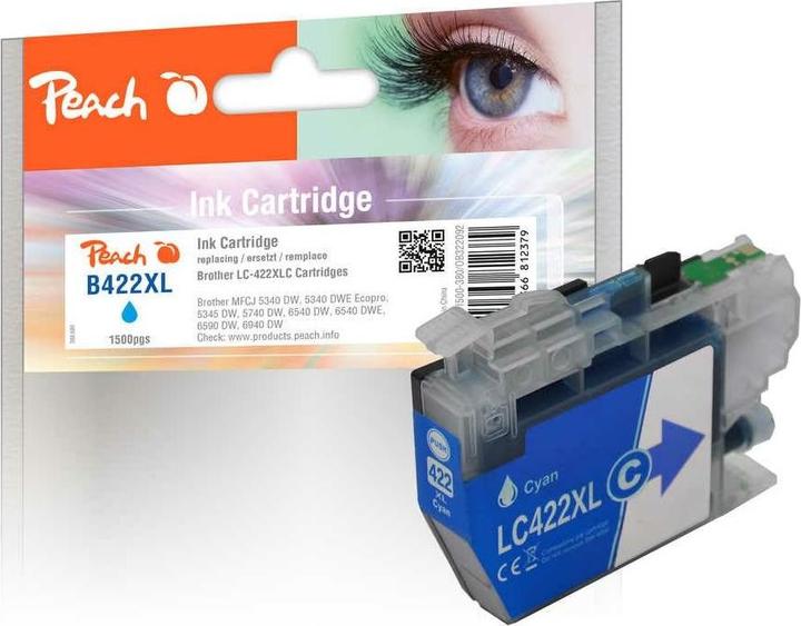 Image du produit Peach LC-422XL Multipack Plus 2xbk,c,m,y compatible (C, CF, M, Y)