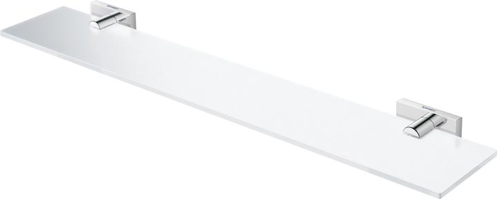 Produktbild Duravit Glasablage KARREE Glas matt chrom