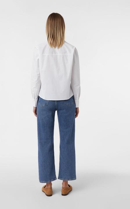 Immagine prodotto Comma Bluse Verkürzte Popeline-Bluse mit Strassapplikation (40)