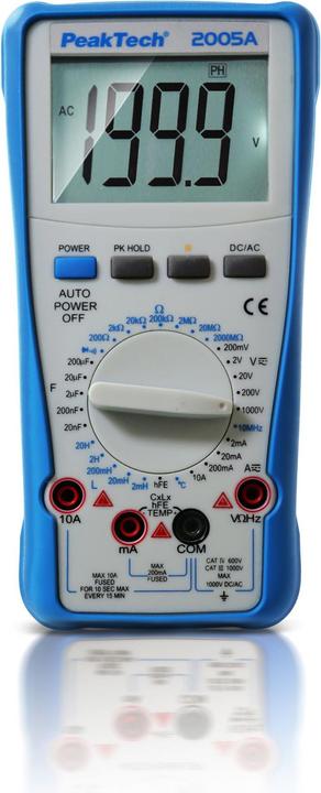 Image du produit Peaktech P 2005 A Digitalmultimeter (CAT III 1000V, CAT IV 600V)