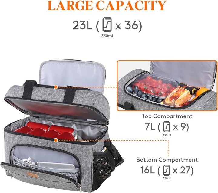 Immagine prodotto Lifewit Borsa frigo (23 l)